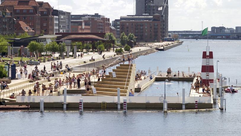 Islands Brygge Harbour bath, Copenhagen