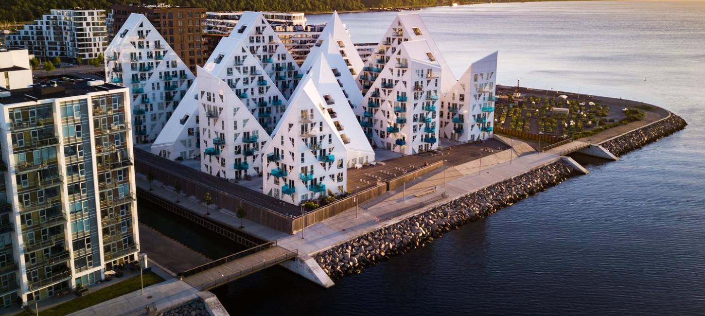 The Iceberg buildings in Aarhus