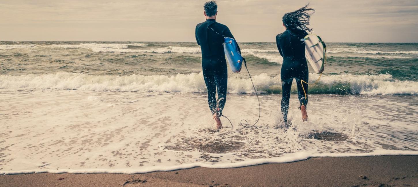 Surfing Cold Hawaii