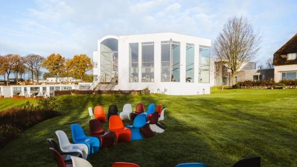 Het Trapholt Museum voor Moderne Kunst in Kolding, Denemarken