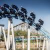 Roller coaster in Fårup Sommerland, North Jutland