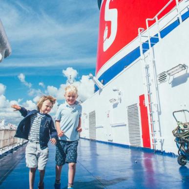 Res med Stena Line till Danmark