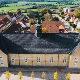 UNESCO world culture heritage site Christiansfeld in Denmark