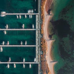 Bogense Harbour & Marina on Fyn 