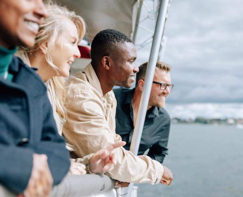 Whale Safari on a boat in the Heart of Jutland, Denmark